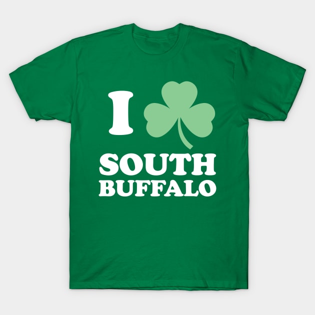 I Shamrock South Buffalo T-Shirt by PodDesignShop